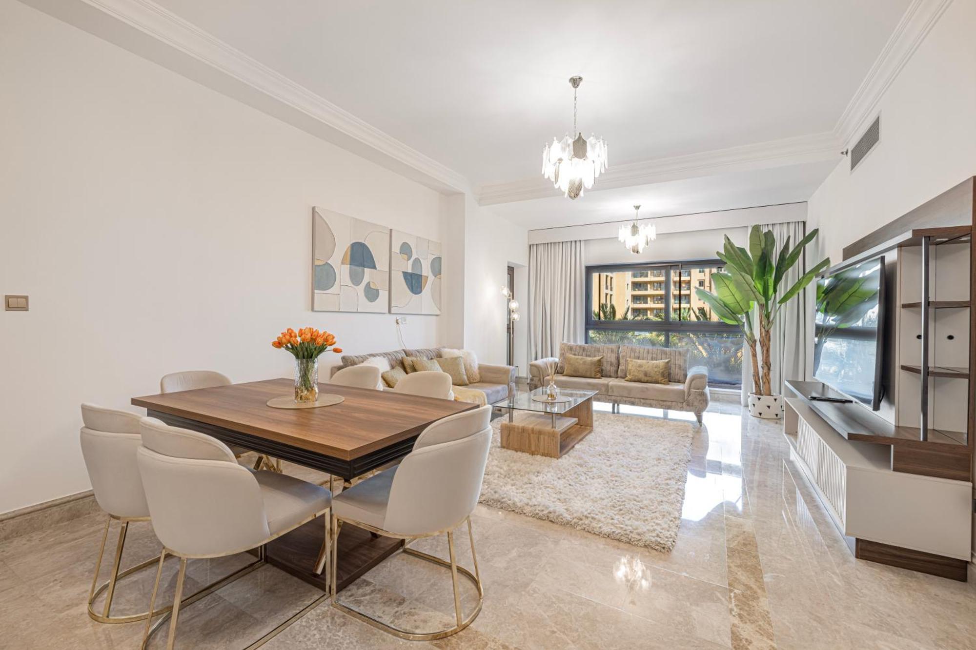 Apartment Fairmont North 2br 2 Balconies Sea View Dubai